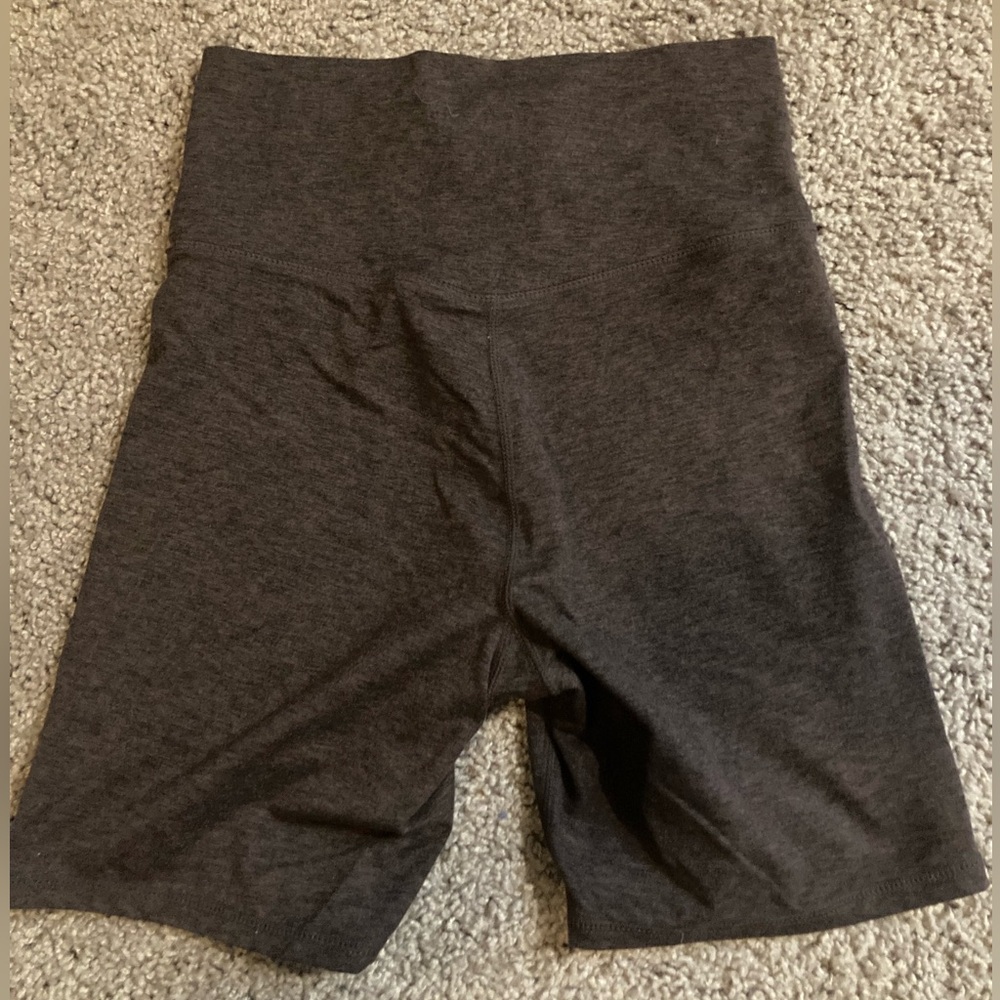 Zobha high rise bike shorts. Worn once! Excellent like new. Purplish brown.